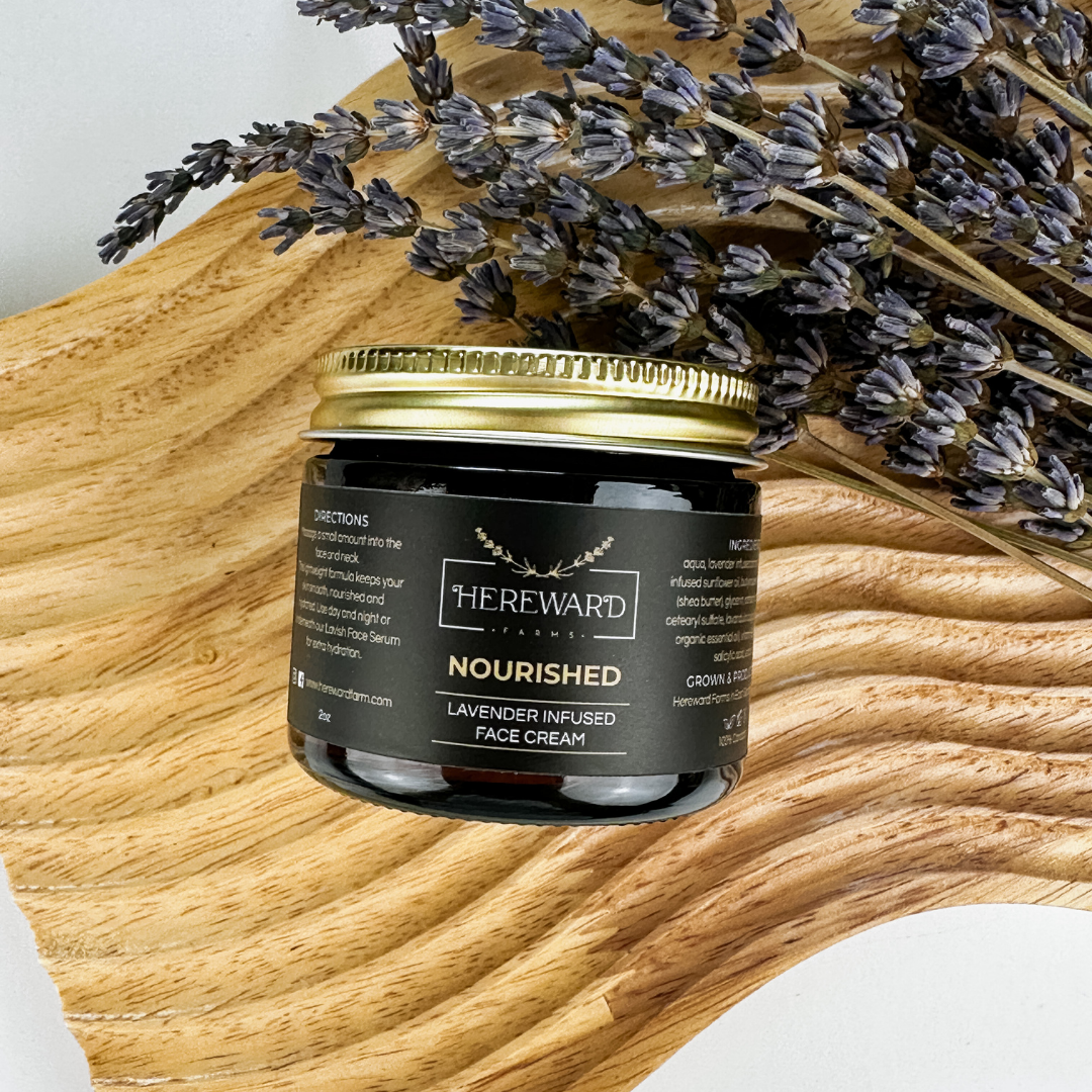 Nourished Lavender Infused Face Cream - 2oz