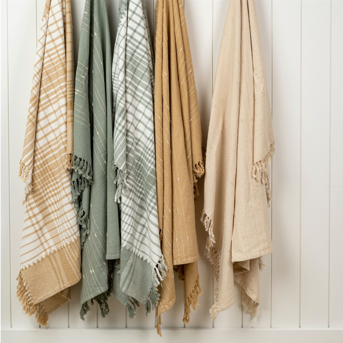 Malaya Woven Throw - Sagebrush