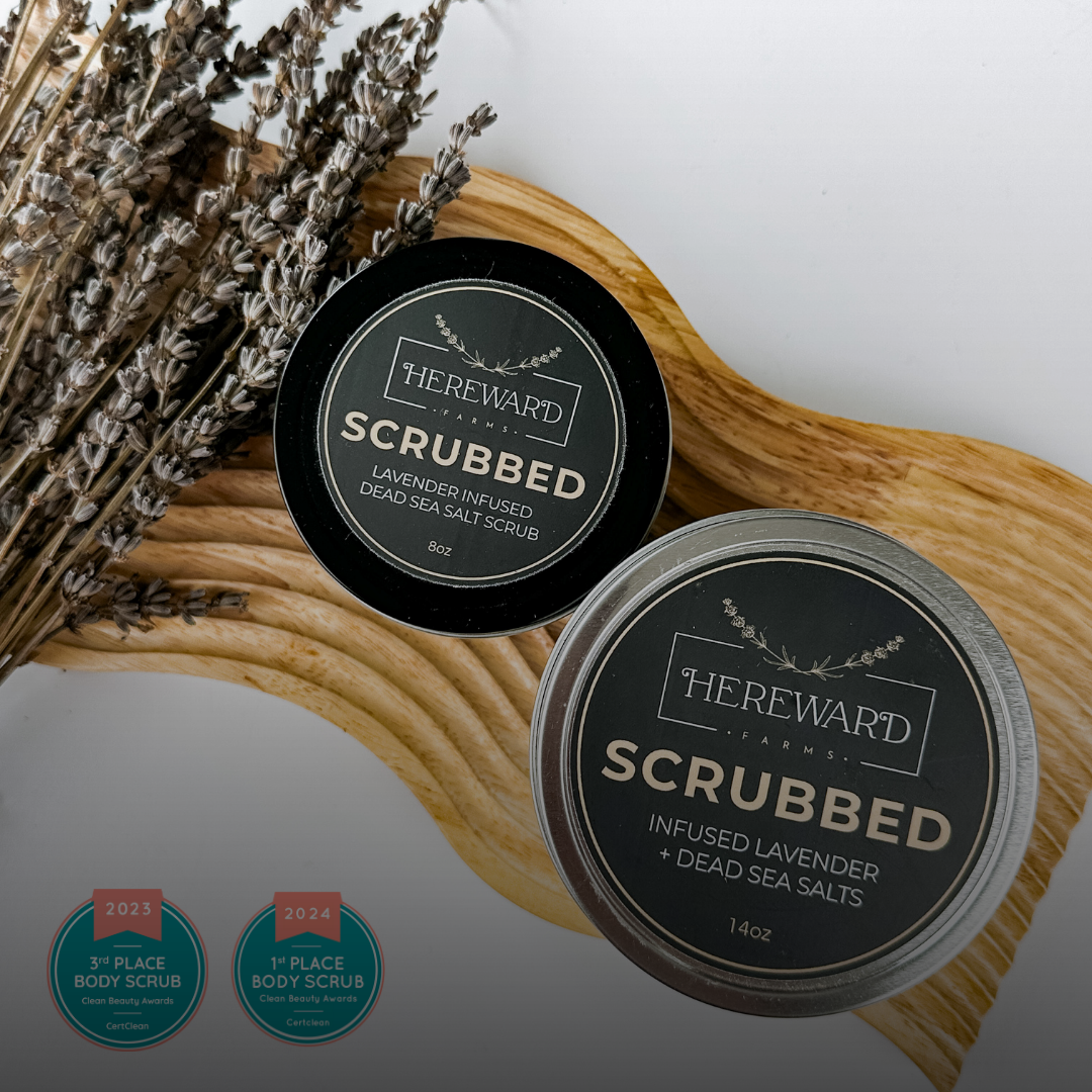 Scrubbed Infused - Lavender + Dead Sea Salt Scrub - 8oz