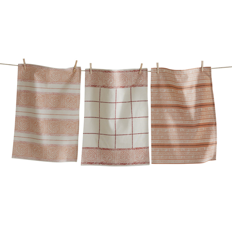 Coral Earth Dishtowels - Multiple Styles