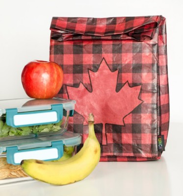 Canada Plaid Lunch Bag