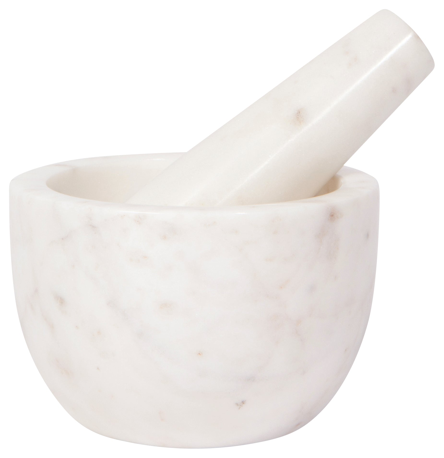 White Marble Mortar and Pestle Large