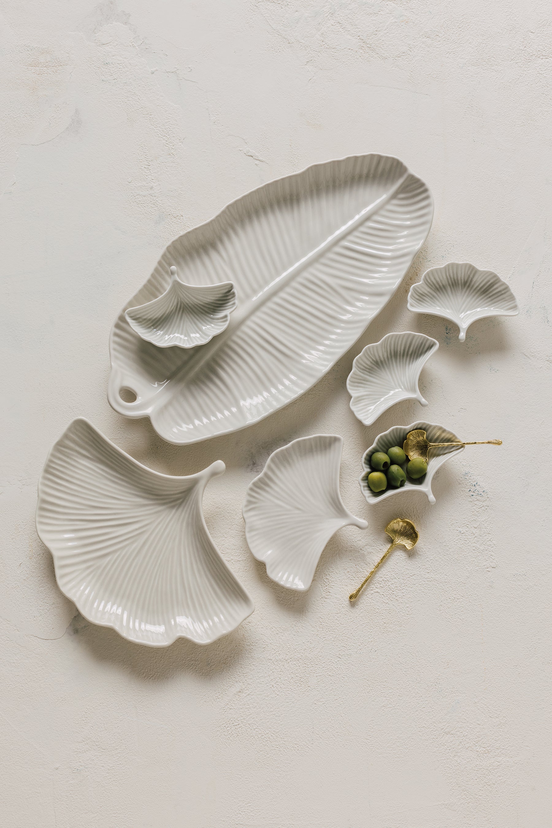 Leaflet Serving Platter