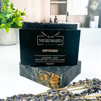 Dtoxed Lavender + Mint Shea Butter + Charcoal Soap - 120g