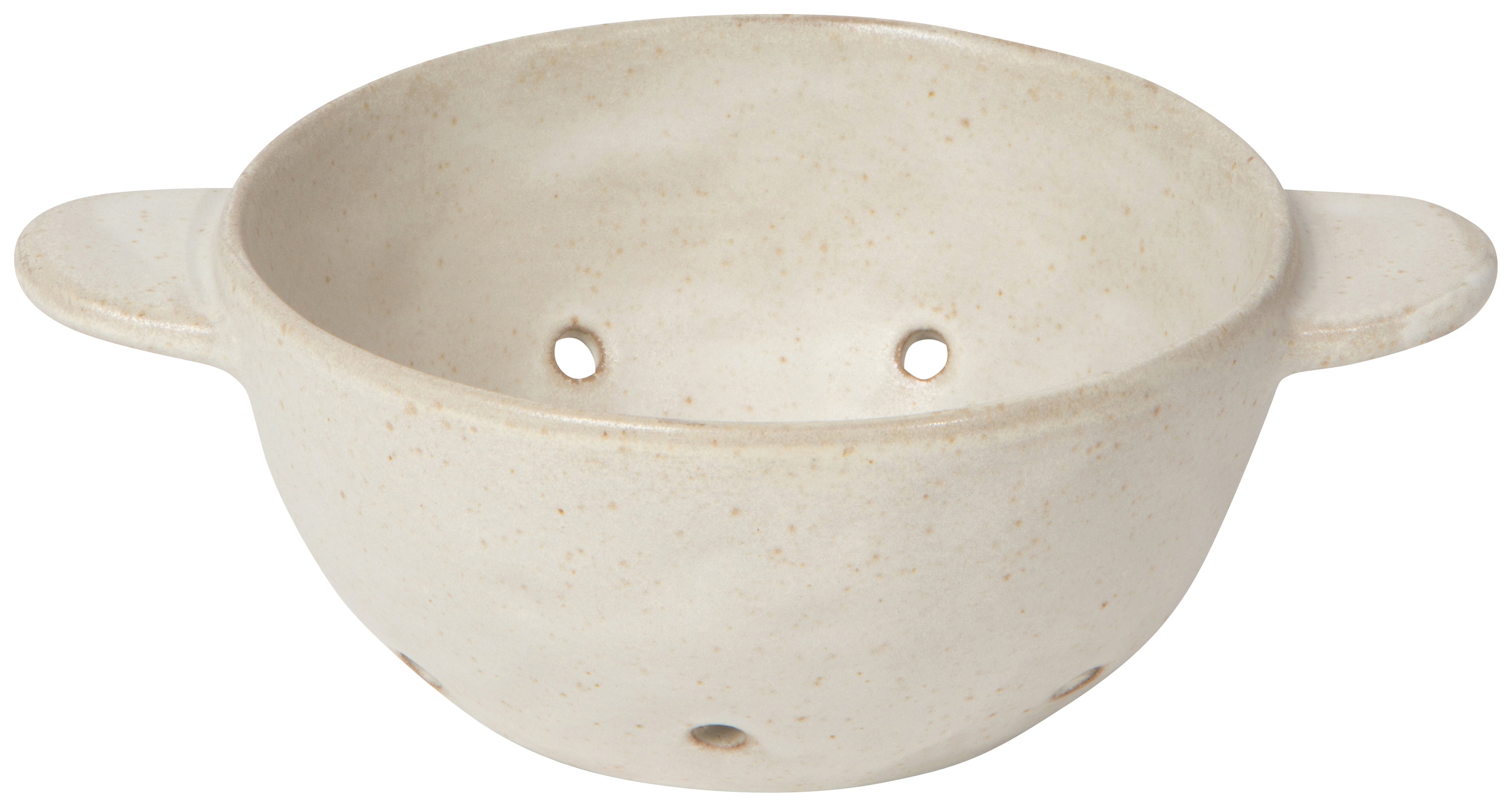 Ivory Stoneware Fruit Bowl 9 inch