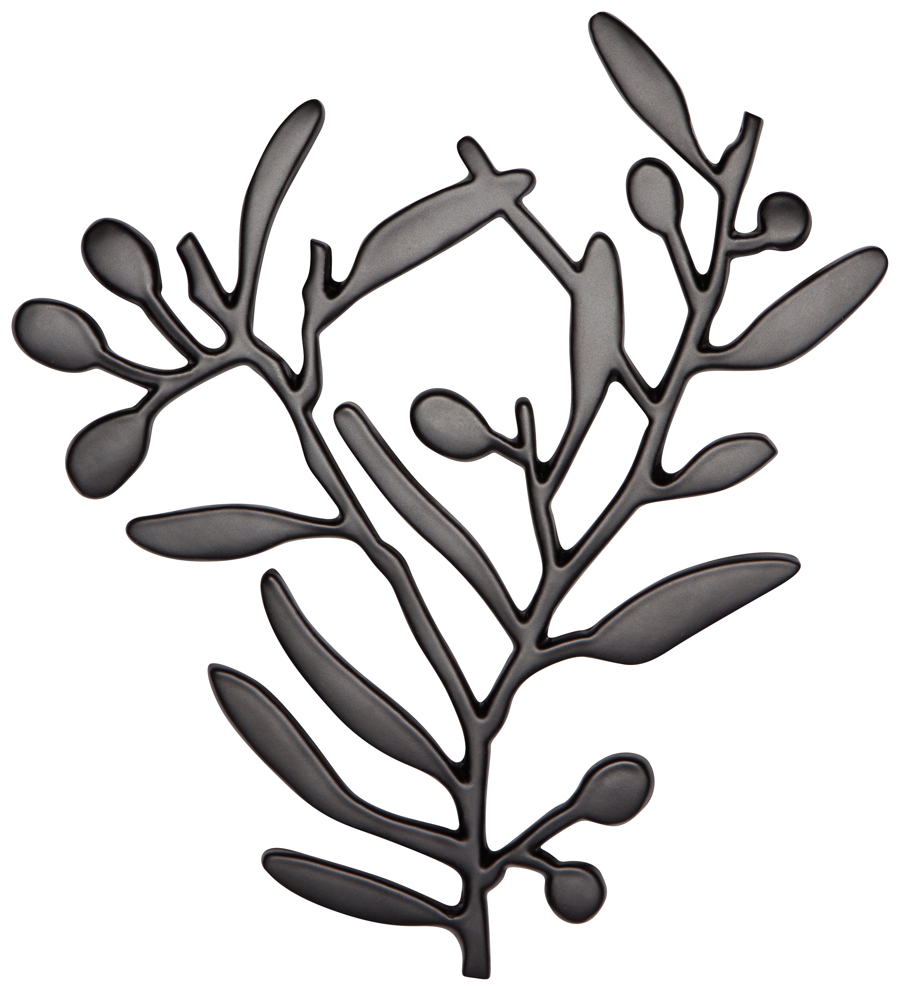 Matte Black Metal Trivet