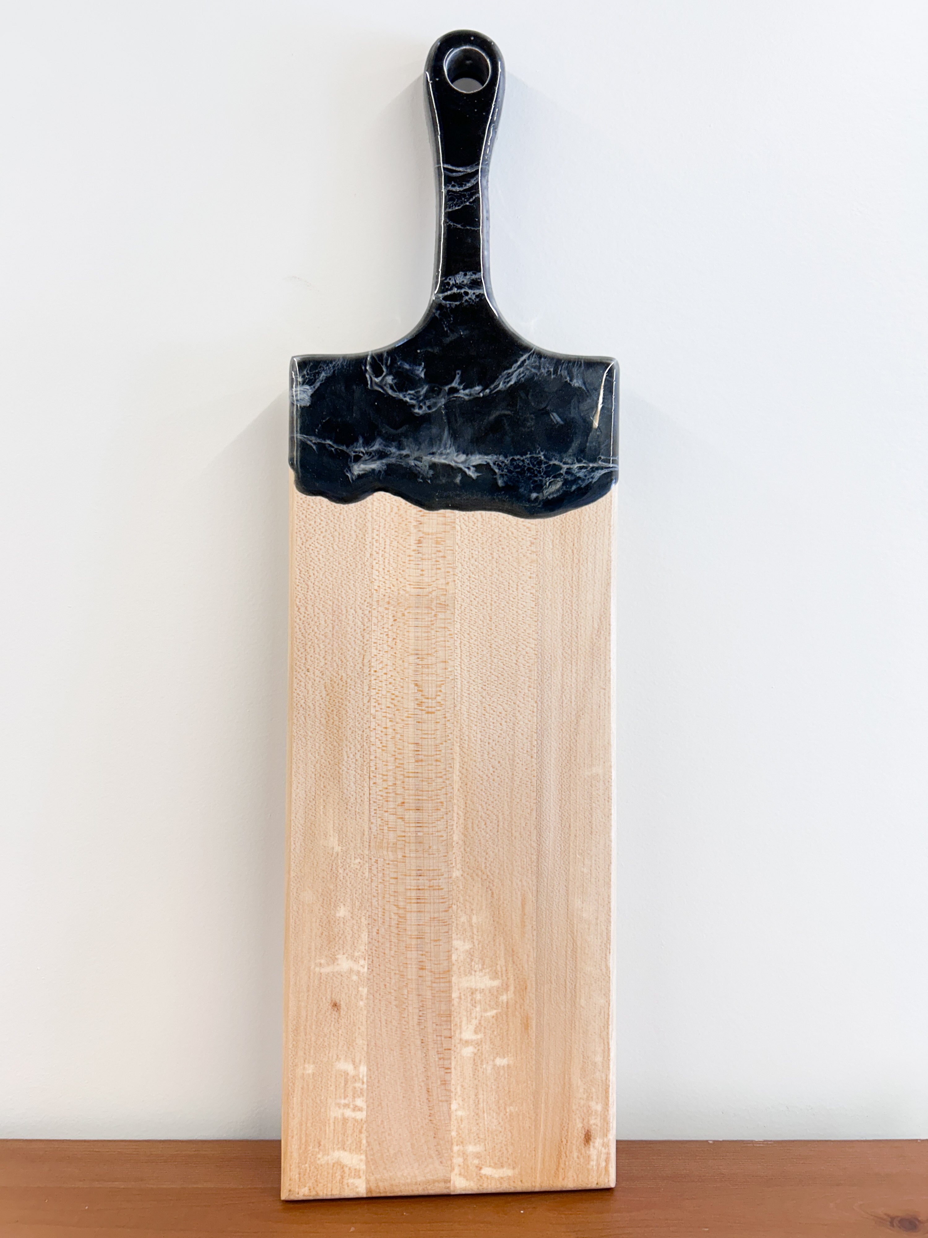 Medium black serving tray - Locally Made!