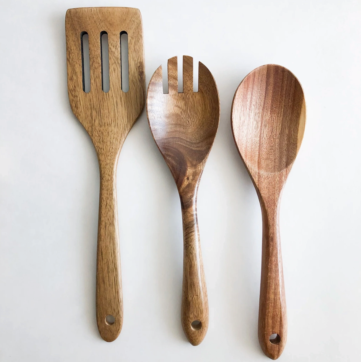 Natural Acacia Wood Kitchen Utensil (Set of 5)