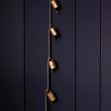 Barrel Iron Inspired Bell Holiday Hanging Garland - LRG