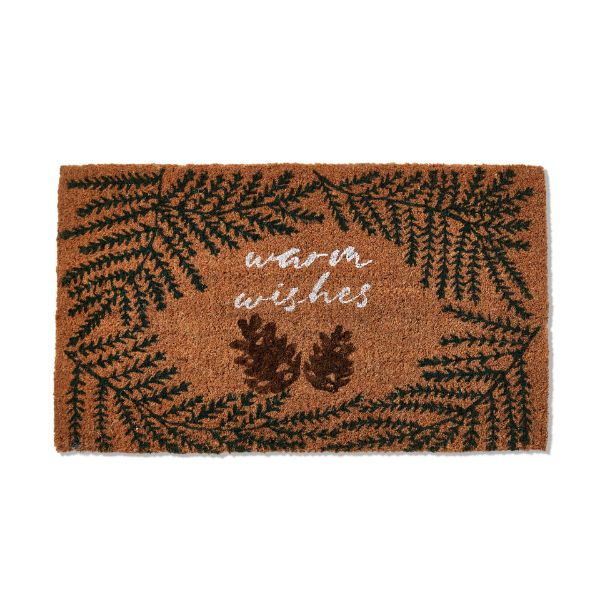 Warm Wishes Pine Cone Coir Mats - Multiple Sizes