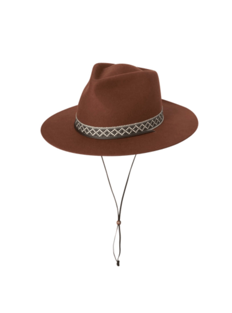 Ladies Chestnut Wide Brim Hat – The Plumber's Wife