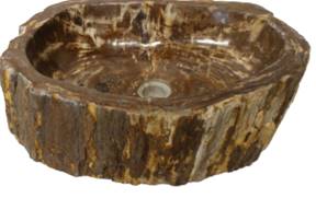 Eden Bath Petrified Wood Vessel Sink