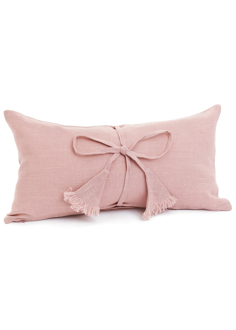 Tuso Linen Cushion with Tie Knot