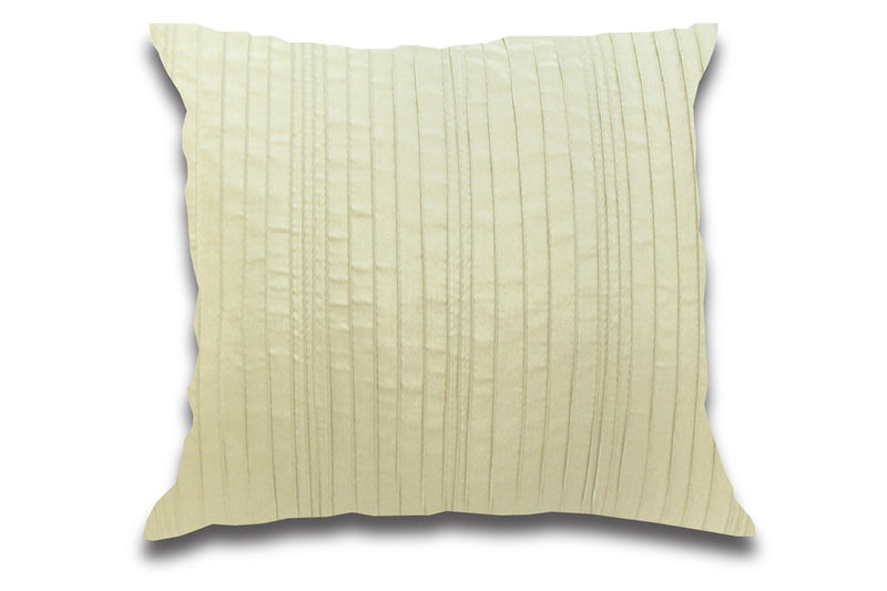 Spun Silk Ivory Cushion Cover
