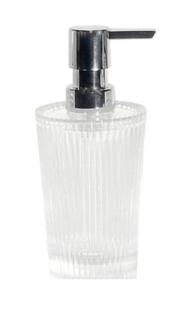 Radiance Clear Ribbed Acrylic Lotion Pump