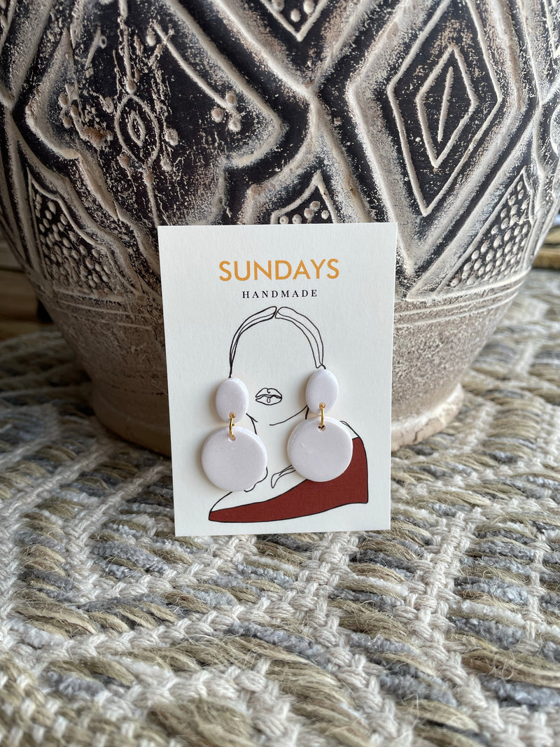Sundays Handmade Clay Earrings - Multiple Styles