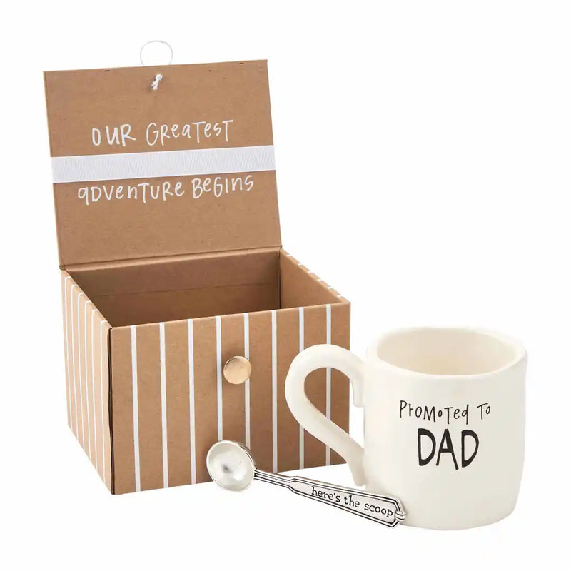 Promoted to Dad coffee set